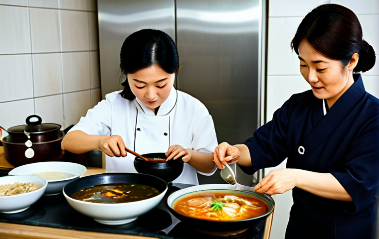 한식 조미료 추천 및 비교 - **Gochujang Bibimbap Scene:** "A vibrant and colorful Korean Bibimbap dish featuring gochujang, vege...