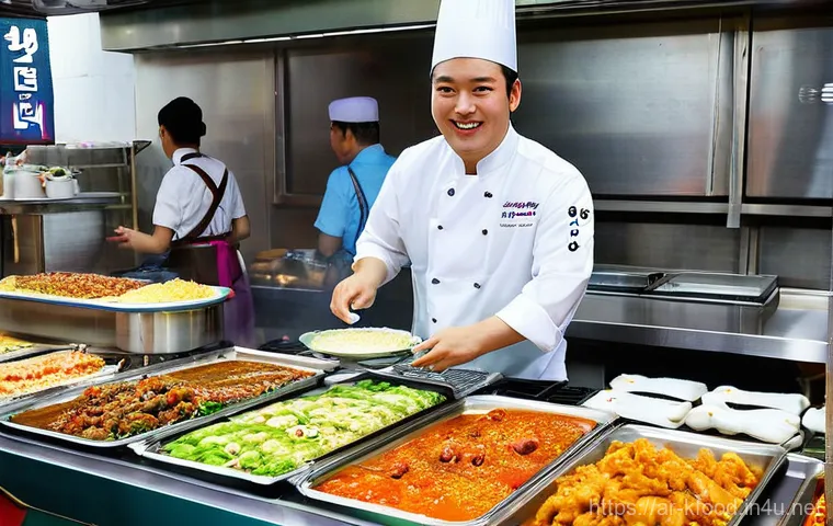 한식의 글로벌 스타트업 - **Prompt 2: Sustainable Korean Plant-Based Feast**
    "A serene and aesthetically pleasing image of...